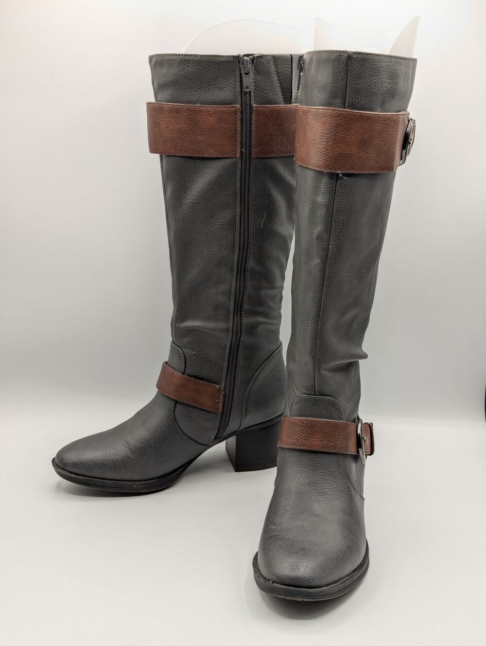 Natural Soul Riding Boot 6M Naturalizer Zahara Faux Leather Vegan